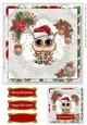 XMAS OWL 7.5 X 7.5 QuickCard-6