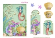 Happy Mermaids at Sea Card Front-4