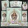 Sympathy Angels Stepper Cross and Candles