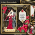 Art Deco Christmas Couple Mini Kit-2