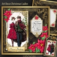 Art Deco Christmas Couple Mini Kit-3