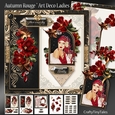 Autumn Rouge Art Deco Gold Series- 1