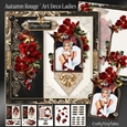 Autumn Rouge Art Deco Gold Series- 3