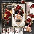Autumn Rouge Art Deco Gold Series- 4