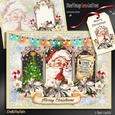 Vintage Santa Card Front Mini Kit-3