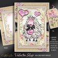 Valentine Sheep Card Front MiniKit-2