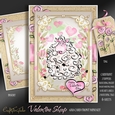 Valentine Sheep Card Front MiniKit-3