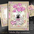 Valentine Sheep Card Front MiniKit-5