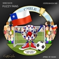 World Soccer Fuzzy Fans CHILE