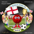 World Soccer Fuzzy Fans ENGLAND