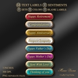 Eight Sentiments Eight Color Sets