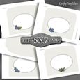 Pine Cones and Needles 5X7 Blue Hues Envelope Kit