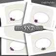 Pine Cones and Needles LILAC Envelopes