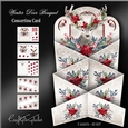 Winter Deer Bouquet Concertina