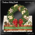 Christmas Holiday Wreath Tent Card-2