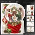 ArtDeco Christmas Globe Card Kit-3