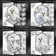 Winter Owl Fold Back BUNDLE