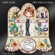 New Year Art Deco Glam Easel-2