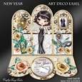 New Year Art Deco Glam Easel-4