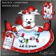 Rockin Christmas Westie Dogs-Kit1