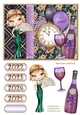 Art Deco Glam New Years CardFront-2