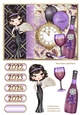 Art Deco Glam New Years CardFront-3