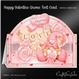 Happy Valentine Gnome Tent Card