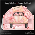 Happy Valentine Shaped Tent Card-2