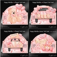 Happy Valentine Shaped Tent Card Bundle