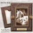 Vintage Horse And Girl MiniKit-4
