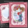 Mothers Day Girl With Flowers Kit-2