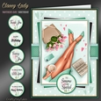 Classy Lady 6x8 Card Front Mini Kit-3