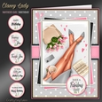 Classy Lady 6x8 Card Front Mini Kit-6