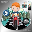 Biker Boys Rocker Card Mini Kit-2