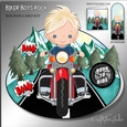 Biker Boys Rocker Card Mini Kit-3