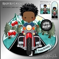 Biker Boys Rocker Card Mini Kit-4