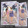 BESTIES-Brown Hair-Purple Series