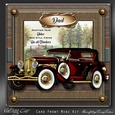 Vintage Car Card Front Mini Kit-4