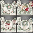 Winter Decorations Tent Card Bundle
