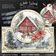Winter Woods Circle Tent Card Kit