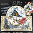 Winter Woods Circle Tent Card Kit-3