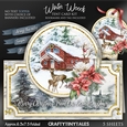 Winter Woods Circle Tent Card Kit-4