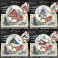 Winter Woods Circle Tent Card BUNDLE