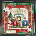 Christmas Family Card Front Mini Kit
