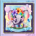 Baby Party Elephant 7x7 MiniKit-2
