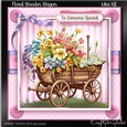 Floral Wooden Wagon MiniKit-5