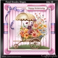 Floral Wooden Wagon MiniKit-8