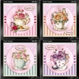 Floral Teacup Card Front BUNDLE