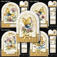 Yellow Butterflies Shaped Card BUNDLE