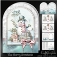 The Merry Snowman Shaped Card Kit-1
